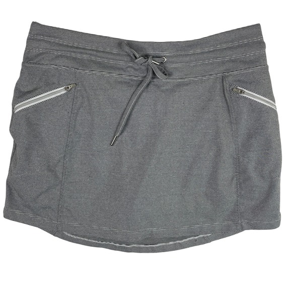 Kyodan Women's Athletic Skort Striped Drawstring Pockets Activewear M - Picture 1 of 4
